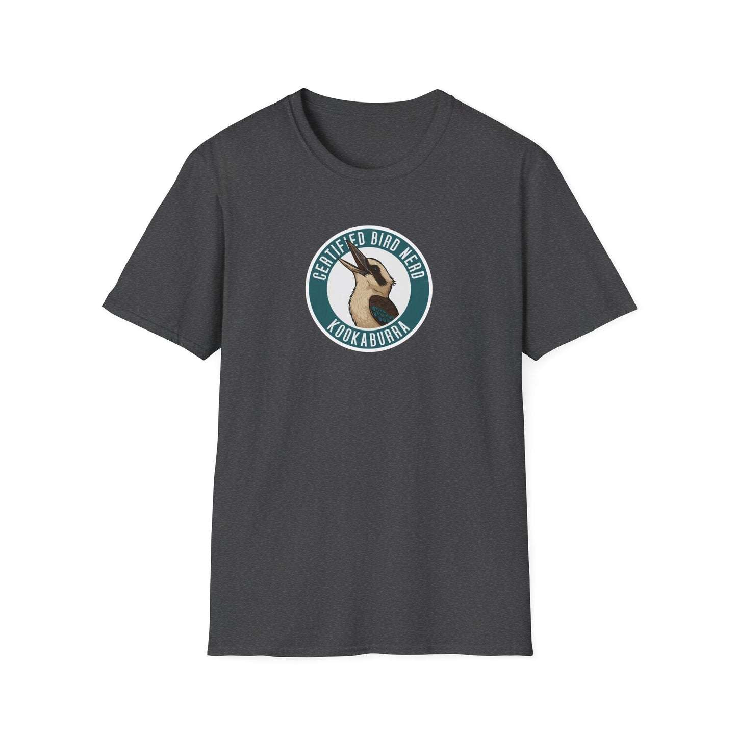 Kookaburra T-Shirt, Certified Bird Nerd Shirt, Australian Bird Tee, Birdwatching Gift, Wildlife Lover Tee, Native Bird Graphic Tee