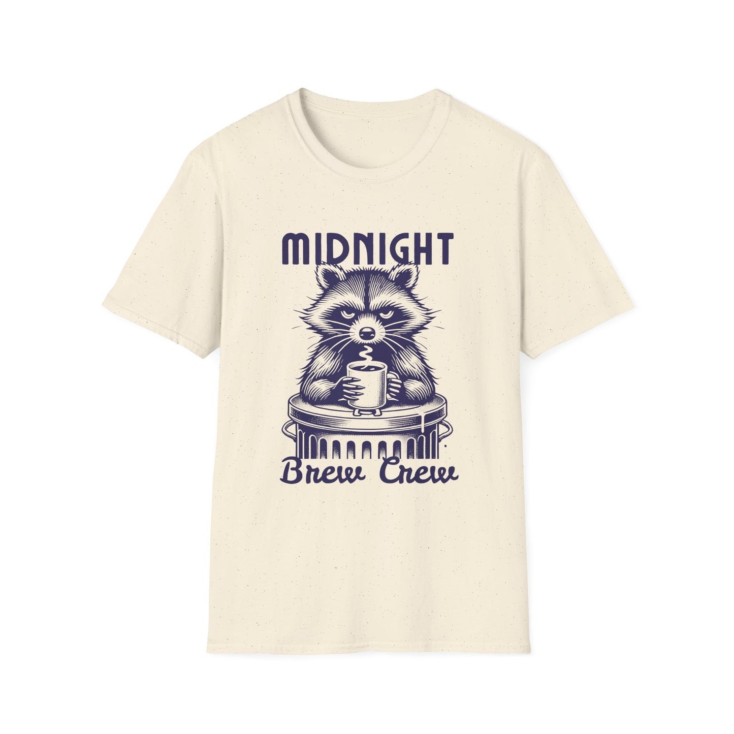 Midnight Brew Crew T-Shirt – Raccoon Coffee Funny Night Owl Tee