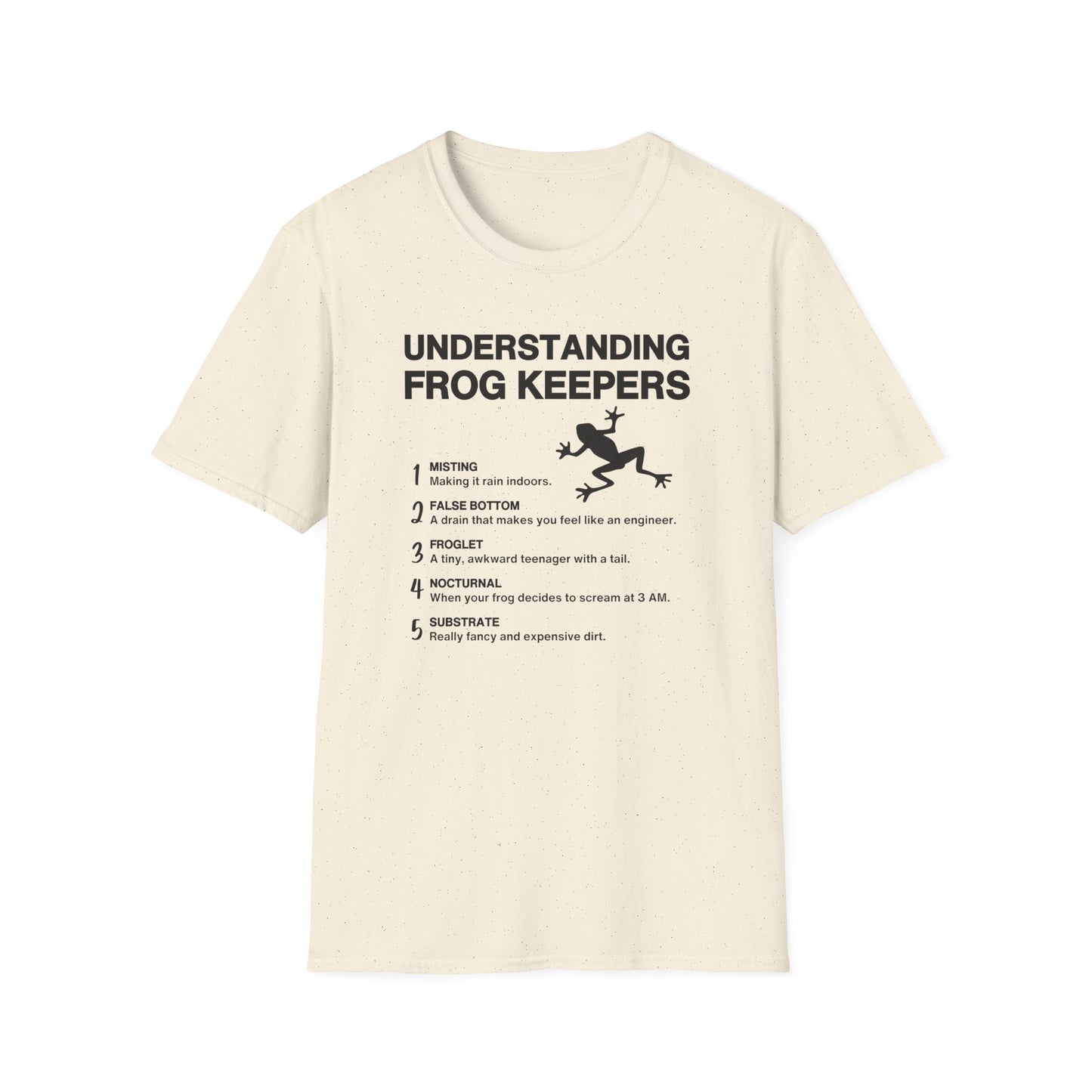 Understanding Frog Keepers T-Shirt, Funny Frog Owner Shirt, Frog Keeper Gift, Amphibian Humor Tee, Frog Lover Shirt, Herpetology Gift