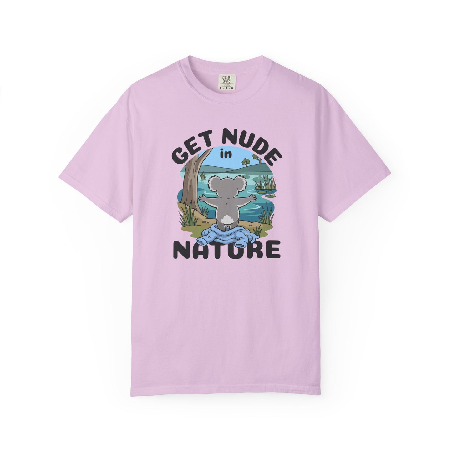 Get Nude In Nature Koala Shirt, Funny Koala T Shirt, Comfort Colors Nature Tee, Australian Wildlife Shirt, Camping Humor Tee, Aussie Gift