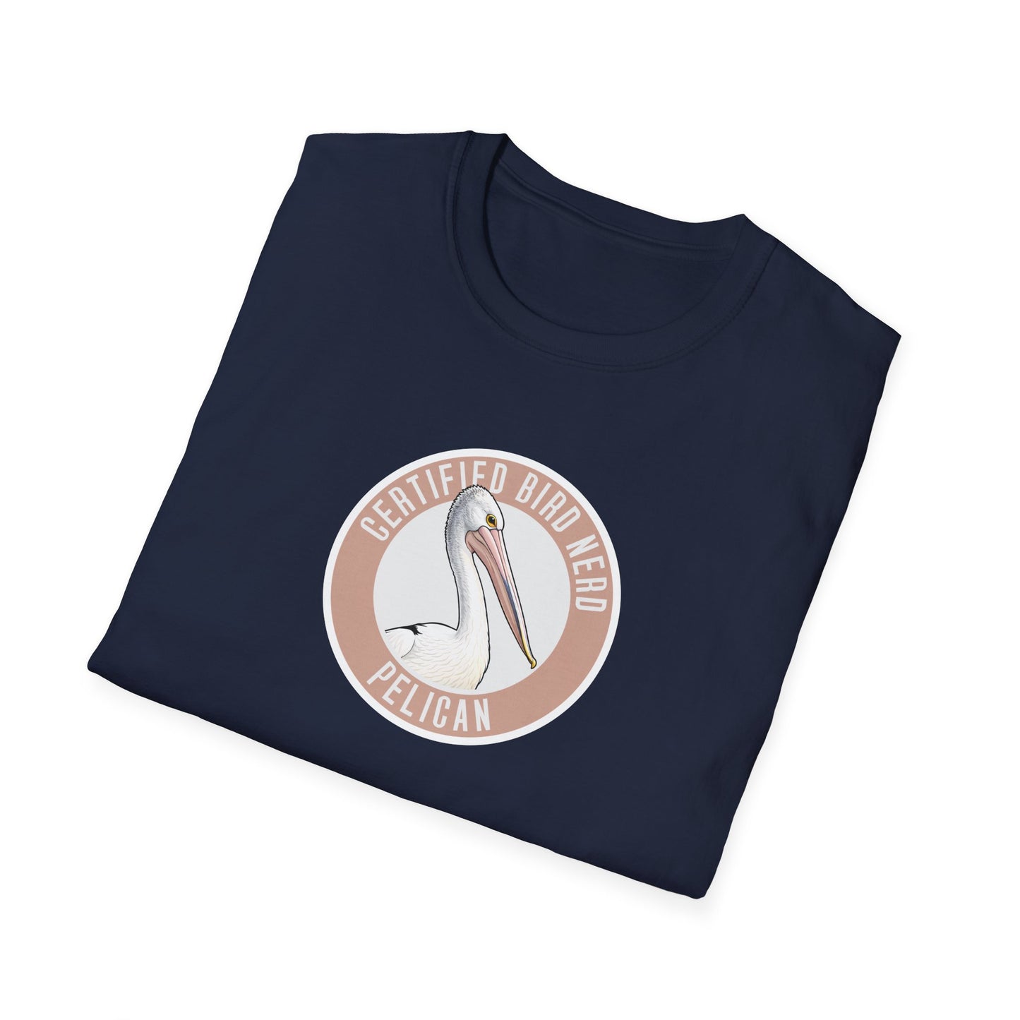 Pelican T-Shirt, Certified Bird Nerd Shirt, Australian Bird Tee, Birdwatching Gift, Wildlife Lover Tee, Coastal Bird Graphic Tee