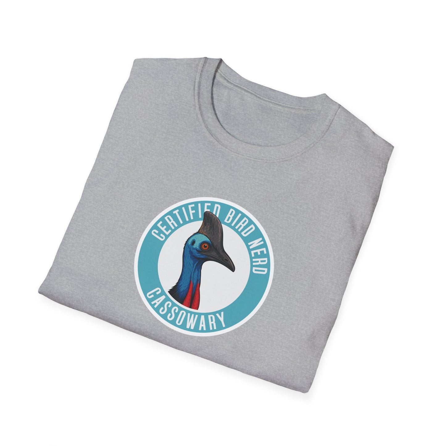 Cassowary T-Shirt, Certified Bird Nerd Shirt, Australian Bird Tee, Wildlife Lover Gift, Birdwatching Shirt, Rainforest Animal Tee