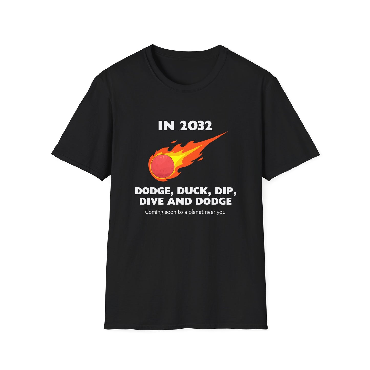 YR4 Asteroid T-Shirt – Dodgeball Funny Science Space Tee