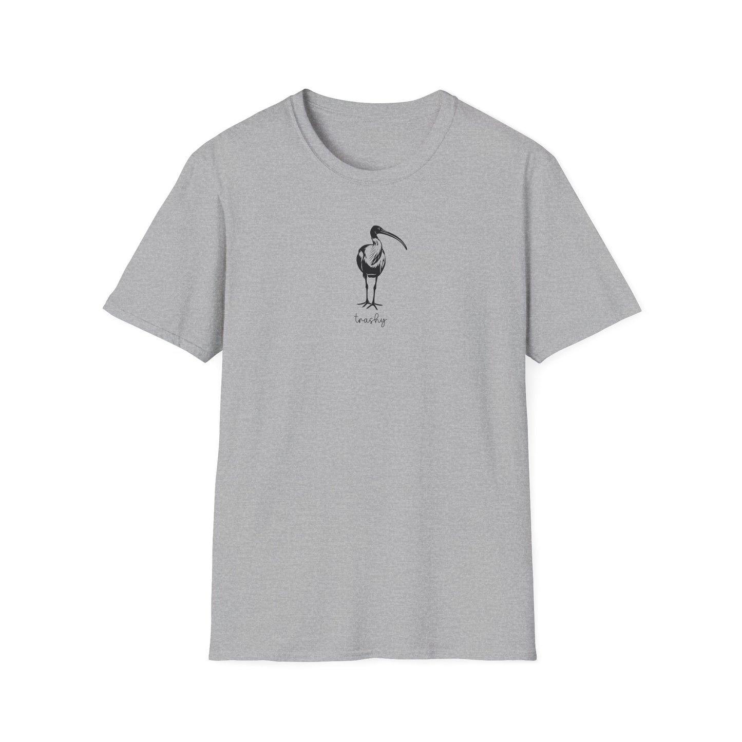 White Ibis T-Shirt Trashy Shirt, Bin Chicken Tee, Funny Australian Bird Shirt, Aussie Wildlife T-Shirt, Minimalist Ibis Gift