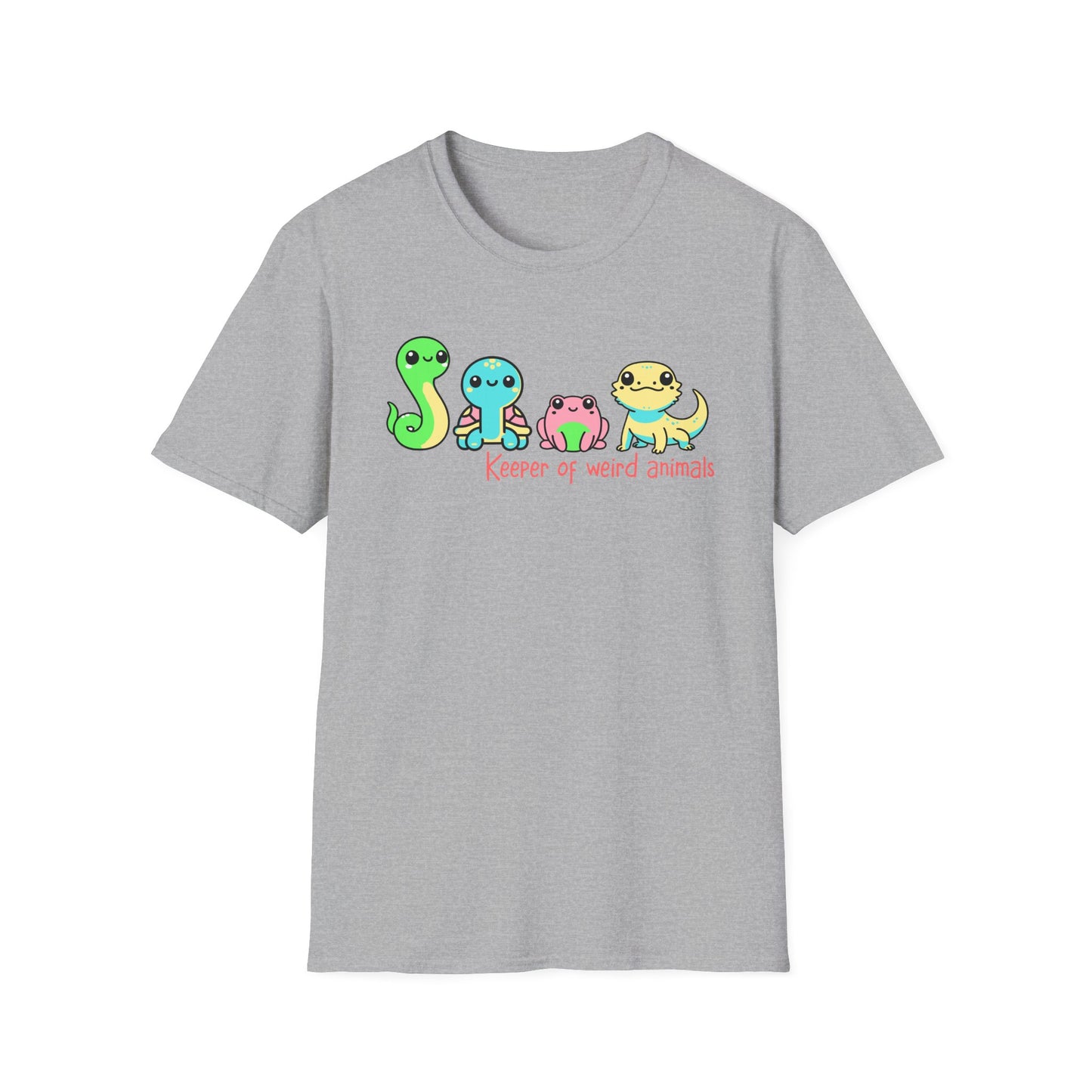 Keeper Of Weird Animals T-Shirt, Reptile Lover Shirt, Frog Snake Turtle Lizard Tee, Exotic Pet Owner Gift, Herpetology Shirt