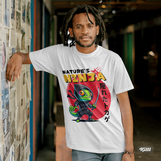 Nature's Ninja Chameleon Tee | Unisex Softstyle T-Shirt