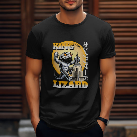 King Lizard Bearded Dragon Unisex Softstyle T-Shirt | Reptile Tee
