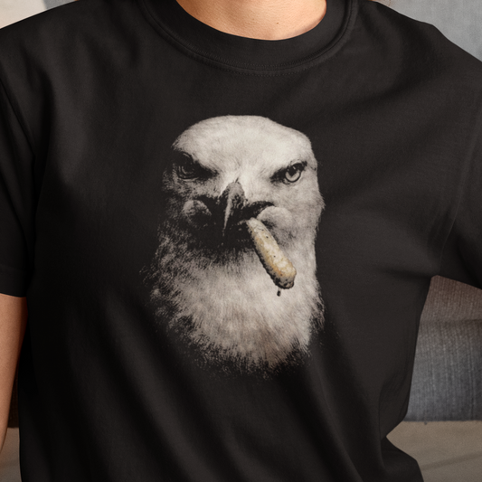 Seagull Shirt, Comfort Colors Seagull Tee, Funny Seagull T Shirt, Hot Chip Seagull Shirt, Bird Graphic Tee, Coastal Bird Gift