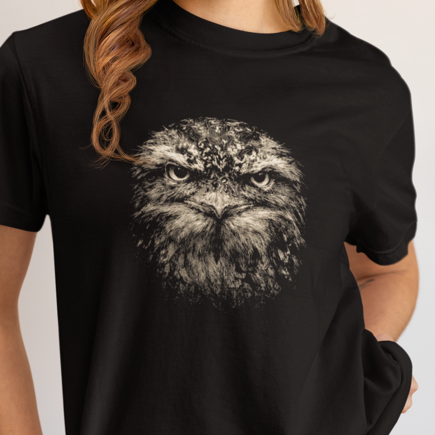 Tawny Frogmouth Shirt, Comfort Colors Owl Tee, Frogmouth Bird Shirt, Australian Bird T Shirt, Bird Lover Gift, Wildlife Graphic Tee