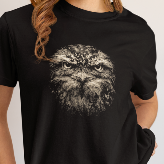 Tawny Frogmouth Shirt, Comfort Colors Owl Tee, Frogmouth Bird Shirt, Australian Bird T Shirt, Bird Lover Gift, Wildlife Graphic Tee