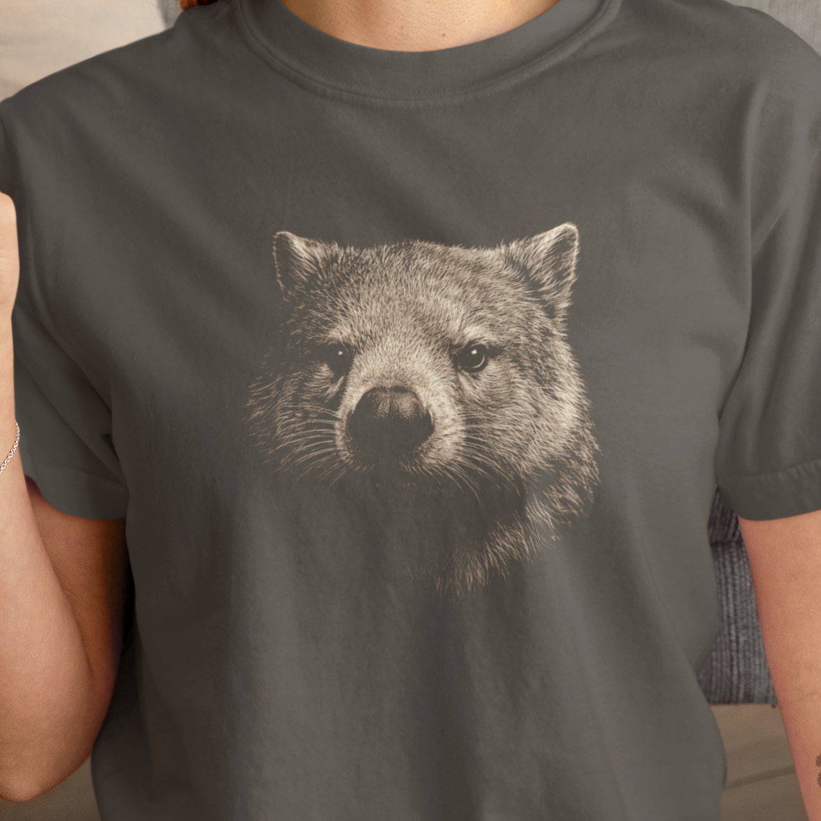 Wombat Shirt, Comfort Colors Wombat Tee, Australian Wildlife Shirt, Wombat Graphic T Shirt, Aussie Animal Shirt, Nature Lover Gift