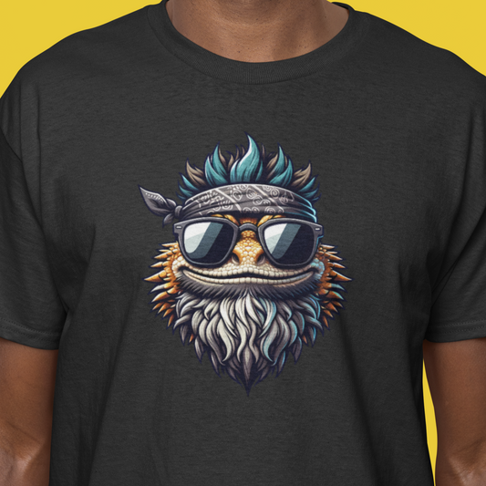Rock n' Roll Beardie! Bearded Dragon Unisex T-Shirt
