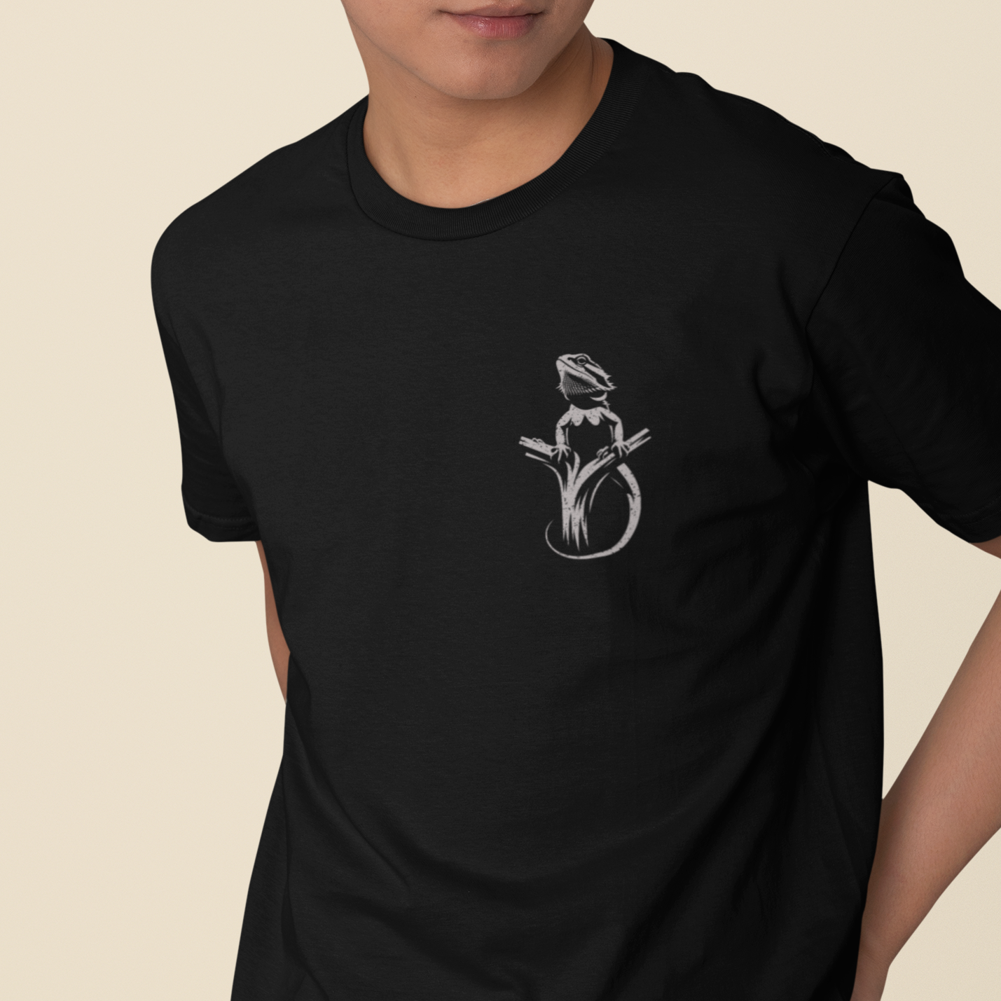 Beware Of The Dragon Front And Back T-Shirt, Bearded Dragon Shirt, Pogona Vitticeps Tee, Reptile Lover Gift, Lizard Keeper Shirt