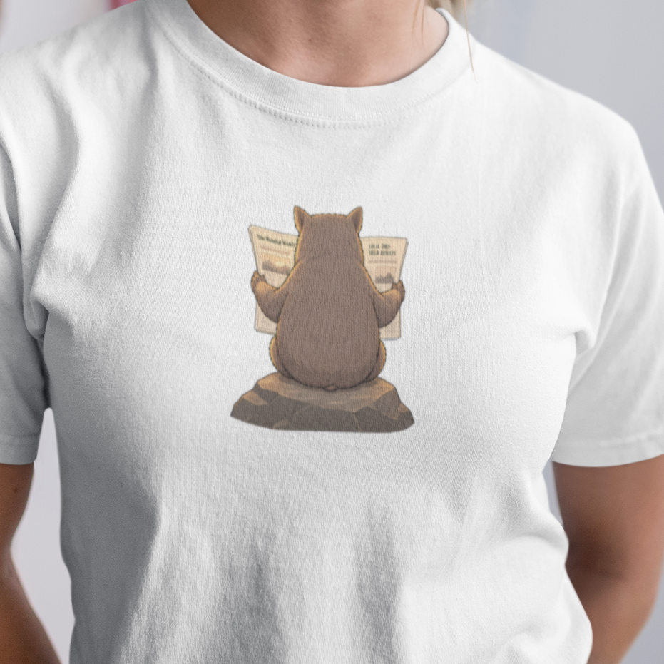 Wombat T-Shirt Funny Australian Animal Shirt, Cute Wombat Tee, Aussie Wildlife Shirt, Animal Lover Gift, Wombat Lover Shirt, Nature Tee
