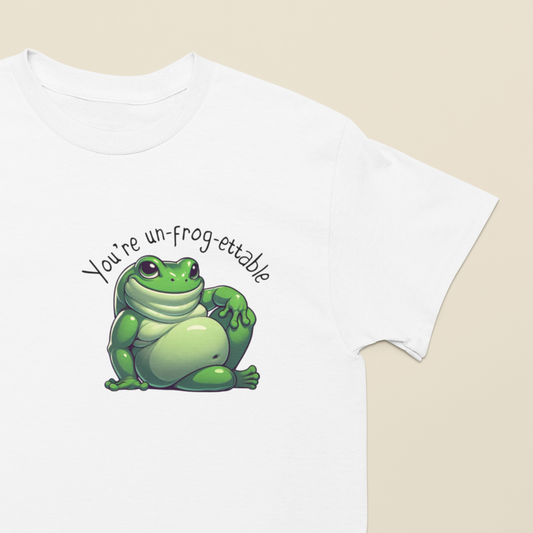 Green Tree Frog Valentine's Day Unisex Softstyle T-Shirt, Frog Lover Gift, Gift for Her, Gift for Him, Cute Frog Tee