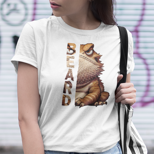Bearded Dragon Beard T-Shirt, Funny Beardie Pun Shirt, Reptile Lover Tee, Bearded Dragon Graphic Shirt, Lizard Pun Gift, Herpetology Tee