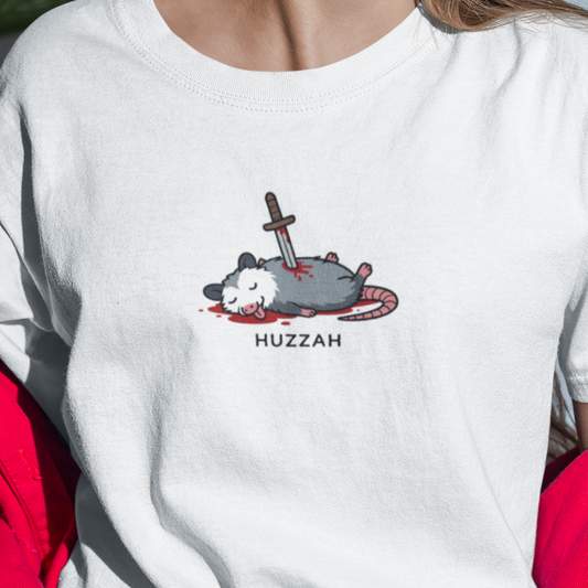 Funny Opossum T-Shirt, Dead Opossum Shirt, Dark Humor Opossum Tee, Playing Dead Possum Shirt, Funny Animal Shirt, Weird Humor Tee